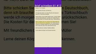 Brief schreiben B1 12 Reklamation Buch [upl. by Elttil378]