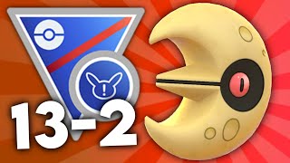 132 RUN WITH LUNATONE RANKED 717 IN THE GREAT LEAGUE REMIX CUP  Pokemon GO Battle League [upl. by Lleval]