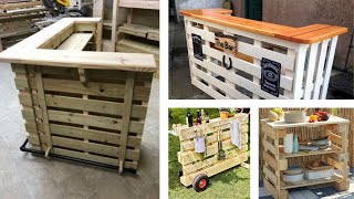 13 Ideias de Bancada de PALETE Sustentabilidade com Móveis de Pallets [upl. by Myna141]