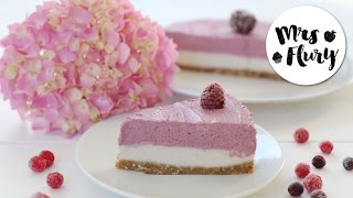 Sensationeller veganer Himbeer Cheesecake  Raw Cake [upl. by Aehsrop]