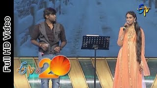 Deepu and Anjana Performs  Banthi Poola Janaki Song in Srikakulam ETV  20 Celebrations [upl. by Nelehyram589]