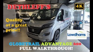 Dethleffs Globetrail Advantage 600 DS 2024 4K Full walkaround  Quality at a great price [upl. by Resiak582]