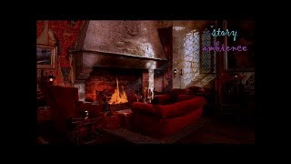 🎧 Gryffindor Common Room Ambience  Harry Potter ASMR Soundscape [upl. by Nimref]