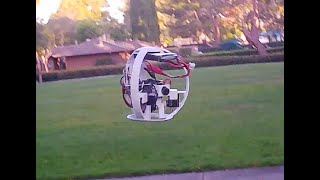 30mm EDF Thrust Vectoring FPV Drone Outdoors Test [upl. by Prochora]