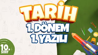 10 Sınıf 1 Dönem 1 Yazılı Hazırlık I Tarih [upl. by Levison]