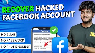 How To Recover Hacked Facebook Without Email and Phone Number  how to get back hacked facebook [upl. by Gerhardt]