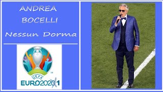 Andrea Bocelli  Nessun Dorma перевод на русский транскрипция  Euro 2020 Opening Ceremony [upl. by Hulbard]