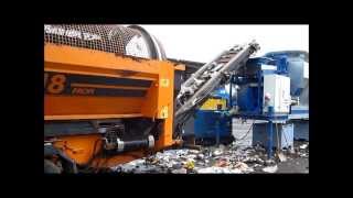 Nihot Recycling SDS 650 XL test recover RDF fraction [upl. by Niamrahc]