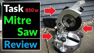 Task 850w Compound Mitre Saw with 190mm Blade Tool Review [upl. by Breech91]