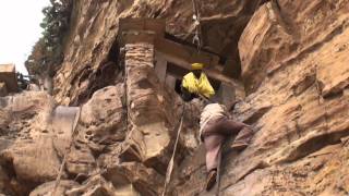 The dangers of Debre Damo monastery Ethiopia [upl. by Proudfoot449]