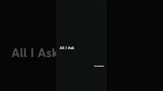 All I ask Cover by vinna [upl. by Willy500]