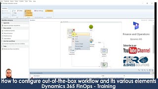 How to configure outofthebox workflows in Dynamics 365 Finance and Operations [upl. by Owiat]