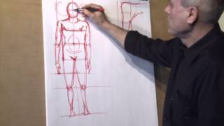 Drawing Teaching 3 The Human Proportions English [upl. by Mulvihill]