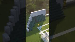 Minecraft Football Pitch ⚽️ shorts [upl. by Golub]