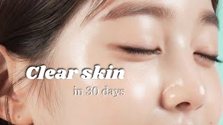 How I cleared my skin in 30 days NATURALLY [upl. by Etnuahs631]