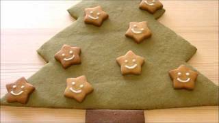 20111215 Advent Calendar 1 Smile Star Cookies アドベントカレンダー 星 クッキー [upl. by Idel]