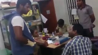 Actor Vishal fights in police station  Thiruttuvcd problem [upl. by Kilah]