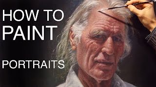 How To Paint Portraits EPISODE ONE  Russell Petherbridges Portrait [upl. by Ulrikaumeko]