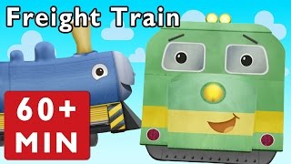 Freight Train and More  Nursery Rhymes from Mother Goose Club [upl. by Halsy443]