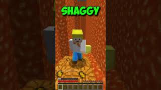 NOOB vs SCOOBY vs FRED vs SHAGGY vs DAPHNE vs VEMLA Minecraft Parkour Scooby Doo Parkour shorts [upl. by Nlycaj]