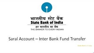 SBI Corporate Internet Banking Saral Inter Bank Fund Transfer Video Created as on September 2016 [upl. by Anilac]