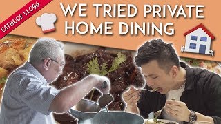 Peranakan Food In A Strangers Home  Private Home Dining  Eatbook Vlogs  EP 40 [upl. by Noruq792]