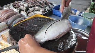 Fastest Milkfish Cutting Skills  虱目魚切割技巧 虱目魚肚 [upl. by Manlove]