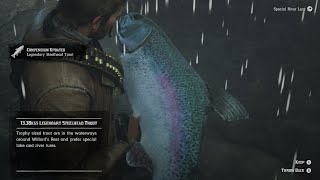 Legendary Steelhead Trout  Red Dead Redemption 2 [upl. by Nylzzaj312]