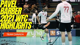 PAVEL BARBER 2021 World Floorball Championships Highlights [upl. by Claudetta]