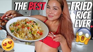 Simple Chinese Fried Rice Recipe 먹방 Mukbang  Cooking Show [upl. by Banwell664]