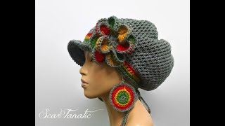 How to add a drawstring to a crochet hat to make it adjustable [upl. by Ailehpo]