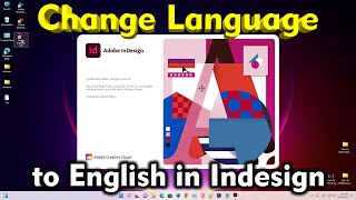 How to Change Language to English in Adobe InDesign [upl. by Rellek]