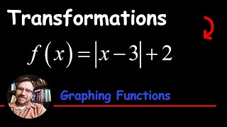 How to Graph Using Translations  Absolute Value Function  Graphing with Transformations [upl. by Eiralih]