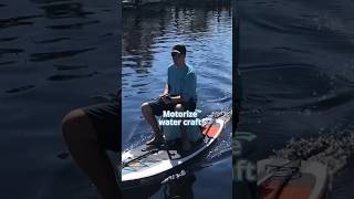 I Added Motor To Inflatable Paddleboard amp Kayaks kayak kayakfishing fishing paddleboard [upl. by Ikkiv]