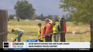 One dead after midair plane crash reported at MindenTahoe Airport [upl. by Eiclehc697]