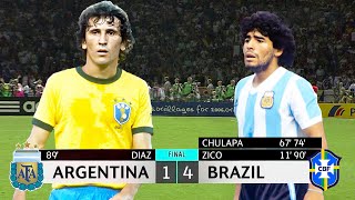 Diego Maradona will never forget Zicos performance in this match [upl. by Jaylene972]