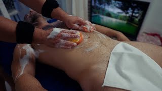 FOAM massage 🫧 BuBBles ASMR 🧼 [upl. by Nuhsed259]