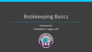 Bookkeeping Basics [upl. by Babita273]