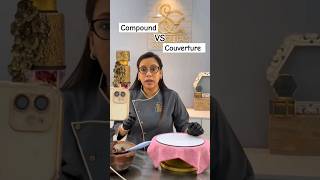 Compound VS Couverture 🍫 shorts chocolate tips tipsandtricks trending viral [upl. by Zoha]