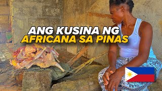 PAGLULUTO NG AFRICANA SA KANYANG BAGONG BAHAY [upl. by Hareemas]