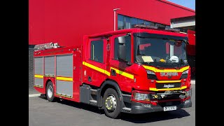 Merseyside Fire and Rescue Service 2023 Search and Rescue Team Scania P280Angloco 4K HD [upl. by Aleyak]