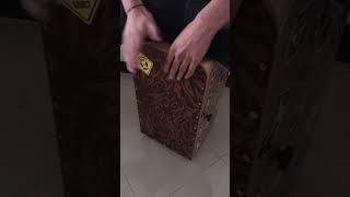 Simple fast rhythm on cajon tutorial for beginners [upl. by Annelak]