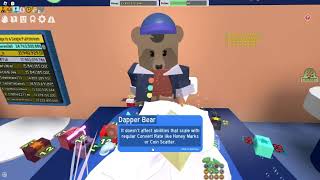 Bee Swarm Simulator  Getting Dapper Bear Creative Comforts [upl. by Gruver748]