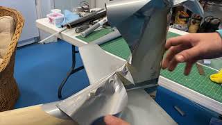 How To Cover With Monokote Part 5 Vertical Stabilizer [upl. by Phio]