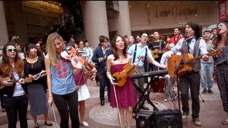 Noughts and Exes Hearts Flash Mob in Times Square [upl. by Now664]