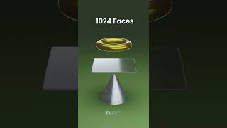 1 vs 100000 Faces Cloth Simulation 3danimation [upl. by Eyks]