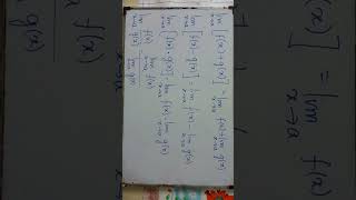 Class 11  Chapter 12  Limits and Derivatives Algebra of limits  Formulas [upl. by Nanine149]