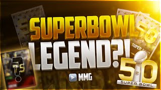 50th SUPER BOWL BUNDLE BEST BUNDLE EVER SUPER BOWL LEGEND TOPPER Madden Mobile [upl. by Giffie]