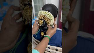 Muhurtham jadai✨ coimbatoremakeupartist hairstylist udumalaimakeupartist hairtutorial [upl. by Jabon]