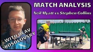 MATCH ANALYSIS EP 2  Neil Myatt vs Stephen Collins  By Olav Kosolovsky [upl. by Yesrod]